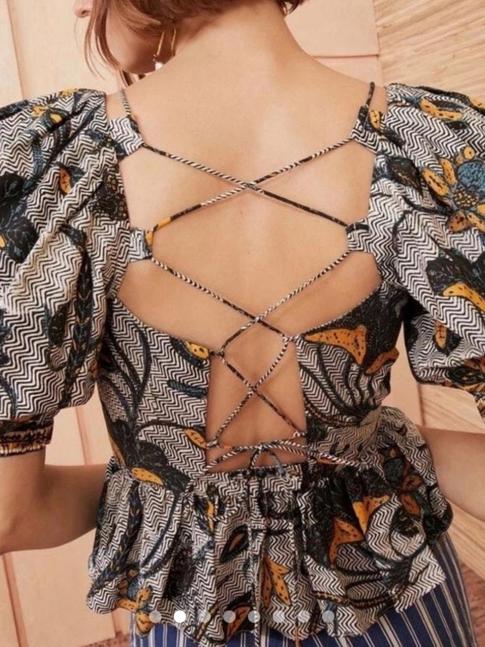Ulla Johnson Carlotta Blouse Set in Portofino Botanical Print - Picture 4 of 15